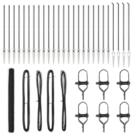 Vidaxl Heptagon Žogs Pelēks 1.6X50 M Tērauds,  Žoga Stabi Ar Nagu 13 Gab. Ø32 Mm 180 Cm Cinkots Tērauds Vidaxl