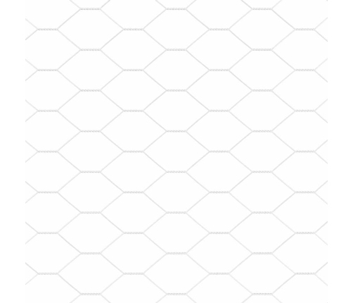 Žogs Ar Stabiem. Sudraba 0.5 X 10 M Pvc Pārklāts Tērauds Vidaxl