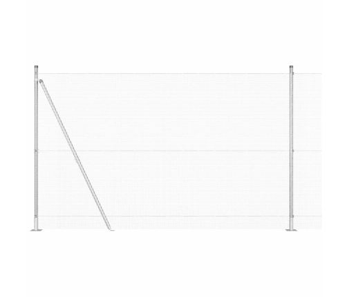 Žogs Ar Stabiem. Sudraba 1.5 X 10 M Tērauds Vidaxl