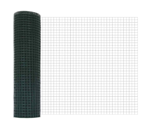 Žoga Stabu Komplekts 2 Gabali Zaļš Metāls 25 X 0.5 M Izturīgs Vidaxl