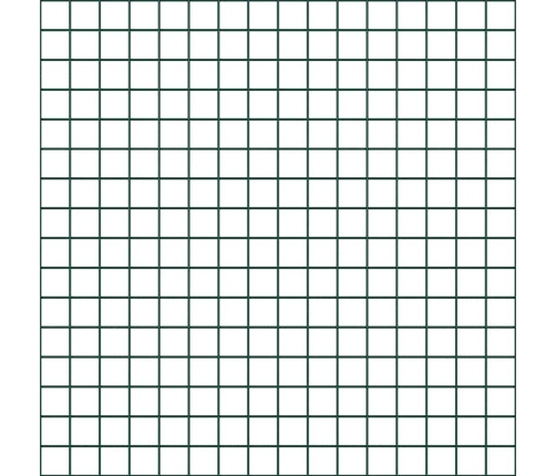 Savilkta Stieples Žogs Ar 13 Flange Stabiem Zaļš 0.6X100 M Tērauds Vidaxl