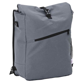 Velosipēda Soma Pannier Rack 25 L Pelēka 33X16X48 Cm Vidaxl