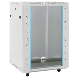 15U Servera Skapis, 19", Ip20, Pelēks, 53X40X80 Cm Vidaxl