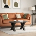 vidaXL Coffee Table Legs X-Shaped 2 gab. melns 50x(42-43) cm tērauds