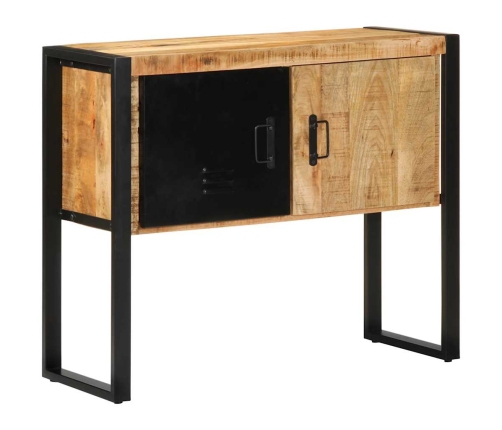 vidaXL konsoles skapis, 90x35x75 cm, neapstrādāts mango koks