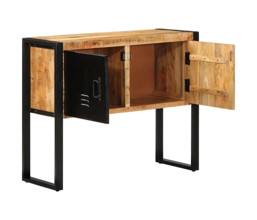 vidaXL konsoles skapis, 90x35x75 cm, neapstrādāts mango koks