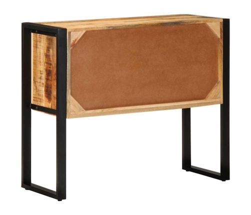 vidaXL konsoles skapis, 90x35x75 cm, neapstrādāts mango koks