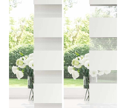 Zebra Žalūzija Tumši Pelēka 40X100 Cm Auduma Platums Vidaxl