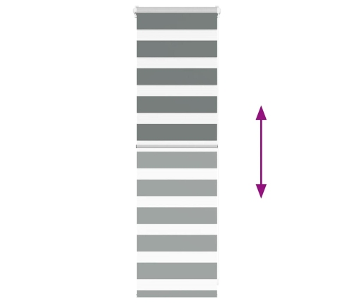 Žalūzijas Zebra 45X100 Cm Auduma Platums 40,9 Cm Poliesters Vidaxl