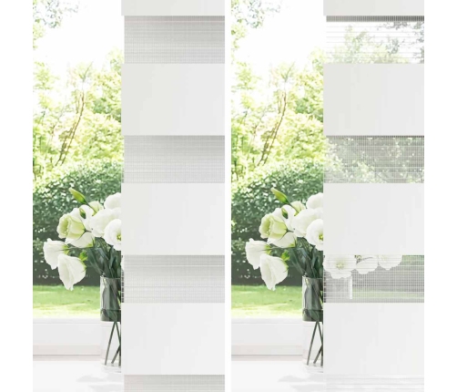 Žalūzijas Zebra 65X100 Cm Auduma Platums 60,9 Cm Poliesters Vidaxl