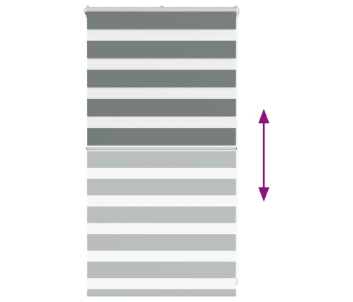 Žalūzijas Zebra 85X100 Cm Auduma Platums 80,9 Cm Poliesters Vidaxl