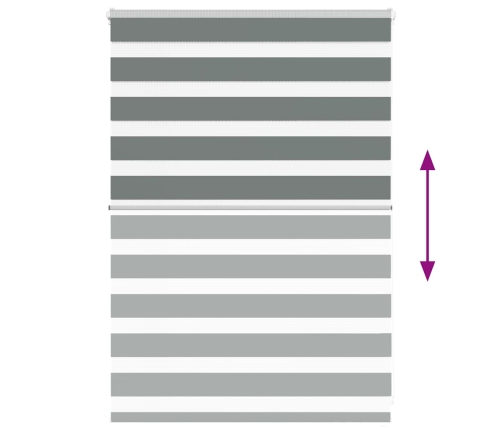 Žalūzijas Zebra 105X100 Cm Auduma Platums 100,9 Cm Poliesters Vidaxl