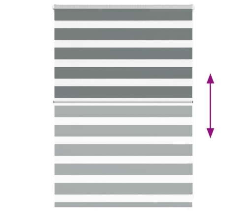 Žalūzijas Zebra 110X100 Cm Auduma Platums 105,9 Cm Poliesters Vidaxl