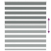 Žalūzijas Zebra 120X100 Cm Auduma Platums 115,9 Cm Poliesters Vidaxl