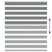 Žalūzijas Zebra 130X100 Cm Auduma Platums 125,9 Cm Poliesters Vidaxl