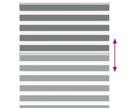 Žalūzijas Zebra 135X100 Cm Auduma Platums 130,9 Cm Poliesters Vidaxl