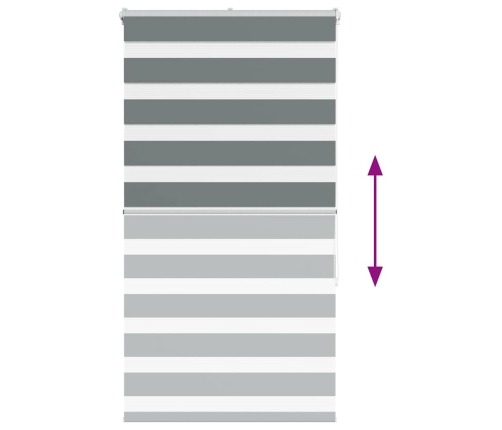 Žalūzijas Zebra 75X150 Cm Auduma Platums 70,9 Cm Poliesters Vidaxl