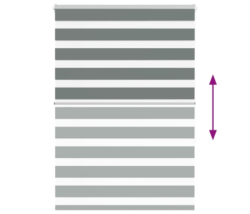 Žalūzijas Zebra 105X150 Cm Auduma Platums 100,9 Cm Poliesters Vidaxl