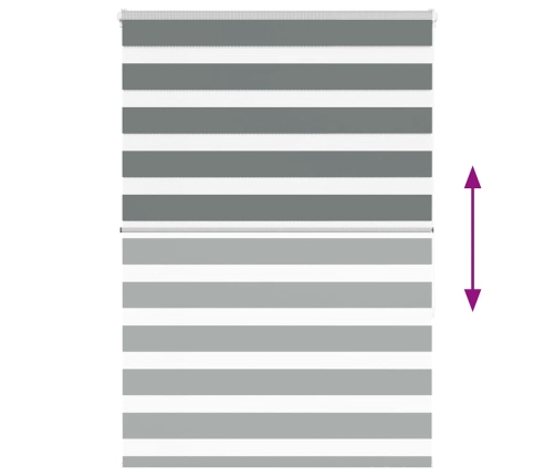 Žalūzijas Zebra 115X150 Cm Auduma Platums 110,9 Cm Poliesters Vidaxl