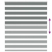 Žalūzijas Zebra 125X150 Cm Auduma Platums 120,9 Cm Poliesters Vidaxl