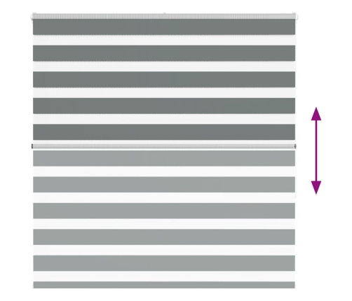 Žalūzijas Zebra 140X150 Cm Auduma Platums 135,9 Cm Poliesters Vidaxl