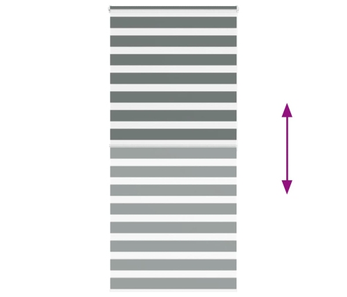 Žalūzijas Zebra 95X200 Cm Auduma Platums 90,9 Cm Poliesters Vidaxl