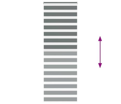 Žalūzijas Zebra 70X230 Cm Auduma Platums 65,9 Cm Poliesters Vidaxl