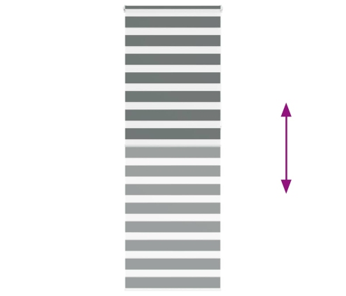 Žalūzijas Zebra 75X230 Cm Auduma Platums 70,9 Cm Poliesters Vidaxl