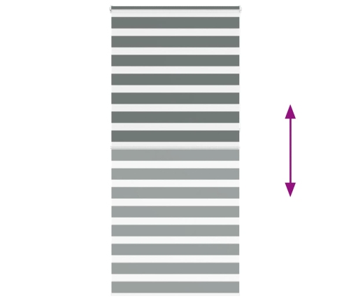 Žalūzijas Zebra 95X230 Cm Auduma Platums 90,9 Cm Poliesters Vidaxl