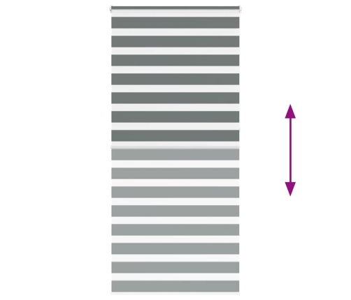 Žalūzijas Zebra 110X230 Cm Auduma Platums 105,9 Cm Poliesters Vidaxl