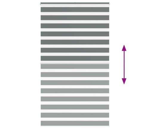 Žalūzijas Zebra 120X230 Cm Auduma Platums 115,9 Cm Poliesters Vidaxl