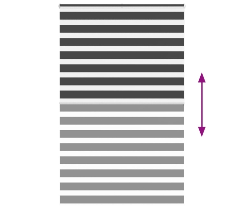 Žalūzijas Zebra 150X200 Cm Auduma Platums 145,9 Cm Poliesters Vidaxl