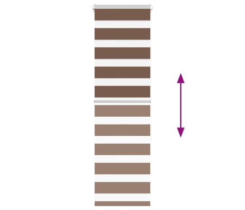 Žalūzijas Zebra 40X150 Cm Auduma Platums 35,9 Cm Poliesters Vidaxl