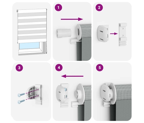 Žalūzijas Zebra 40X150 Cm Auduma Platums 35,9 Cm Poliesters Vidaxl