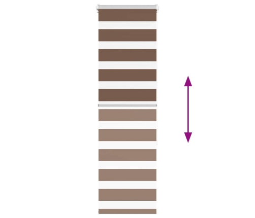 Žalūzijas Zebra 50X150 Cm Auduma Platums 45,9 Cm Poliesters Vidaxl