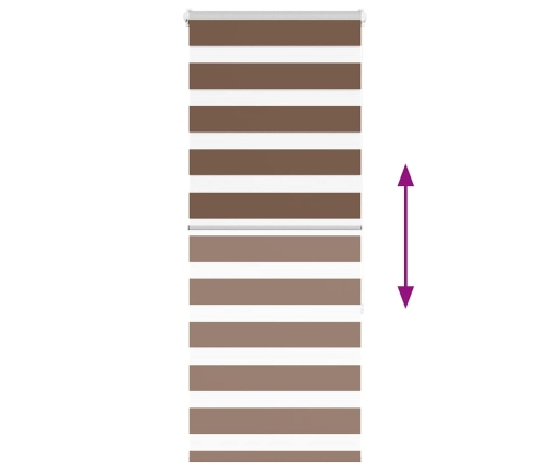 Žalūzijas Zebra 60X150 Cm Auduma Platums 55,9 Cm Poliesters Vidaxl