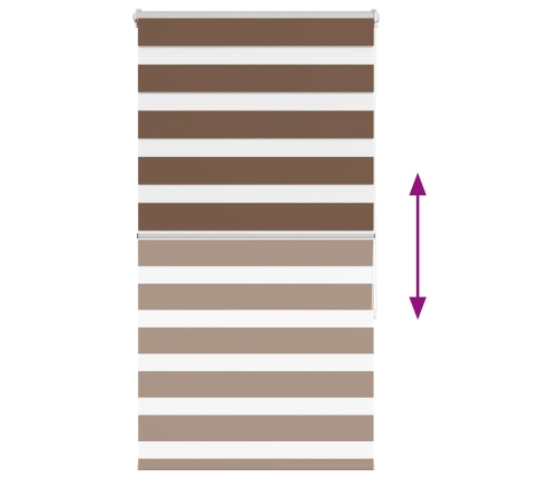 Žalūzijas Zebra 70X150 Cm Auduma Platums 65,9 Cm Poliesters Vidaxl