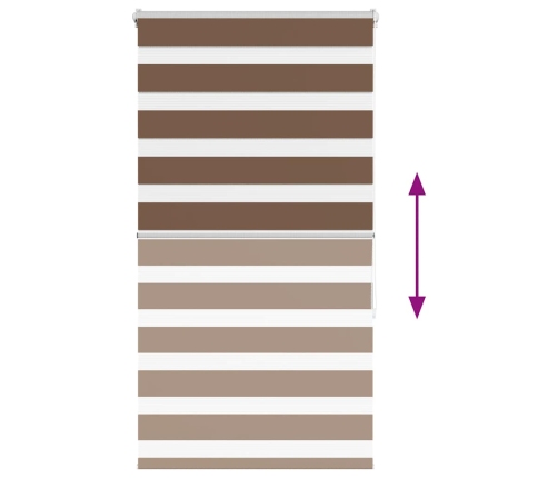 Žalūzijas Zebra 75X150 Cm Auduma Platums 70,9 Cm Poliesters Vidaxl