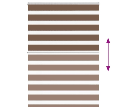 Žalūzijas Zebra 110X150 Cm Auduma Platums 105,9 Cm Poliesters Vidaxl