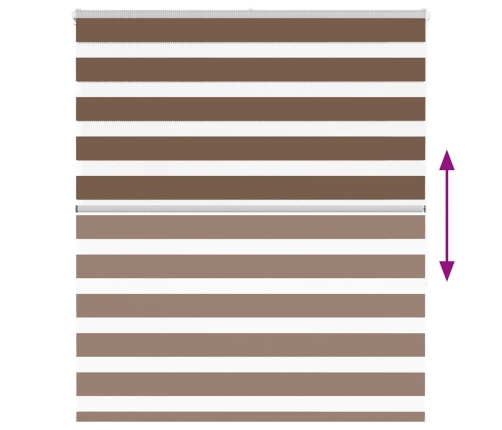 Žalūzijas Zebra 130X150 Cm Auduma Platums 125,9 Cm Poliesters Vidaxl