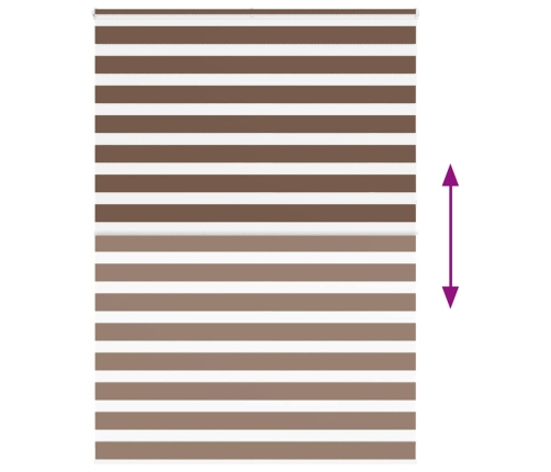 Žalūzijas Zebra 165X230 Cm Auduma Platums 160,9 Cm Poliesters Vidaxl