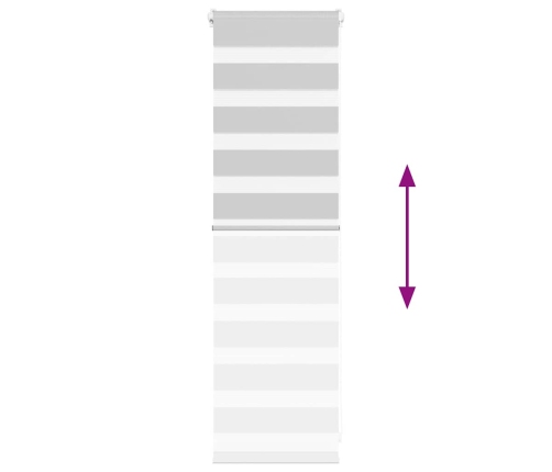 Žalūzijas Zebra 40X100 Cm Auduma Platums 35,9 Cm Poliesters Vidaxl