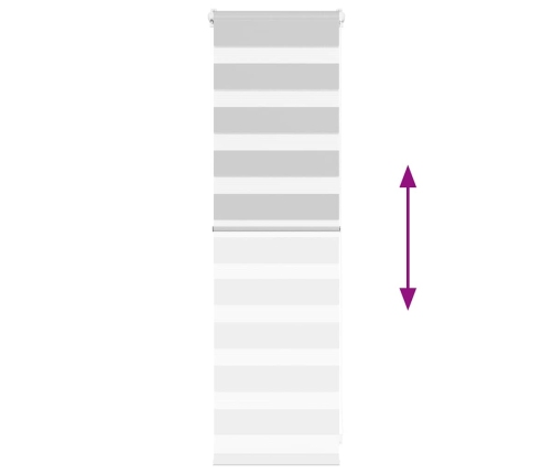Žalūzijas Zebra 45X100 Cm Auduma Platums 40,9 Cm Poliesters Vidaxl