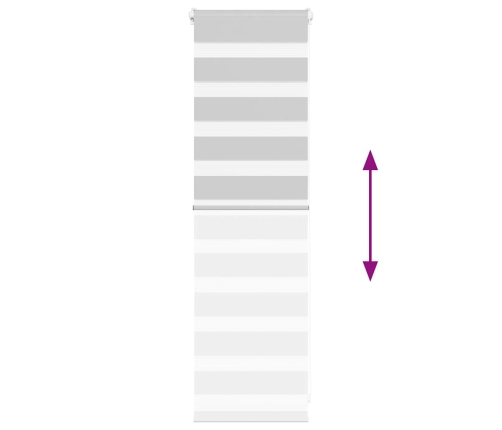 Žalūzijas Zebra 50X100 Cm Auduma Platums 45,9 Cm Poliesters Vidaxl