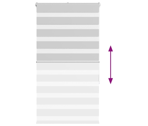 Žalūzijas Zebra 85X100 Cm Auduma Platums 80,9 Cm Poliesters Vidaxl