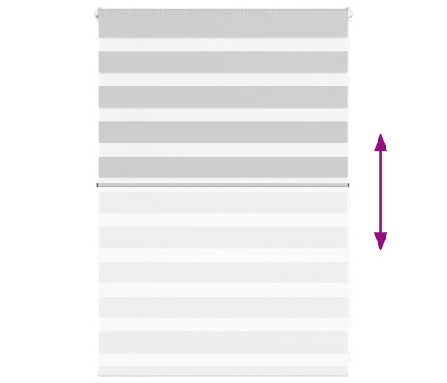 Žalūzijas Zebra 100X100 Cm Auduma Platums 95,9 Cm Poliesters Vidaxl