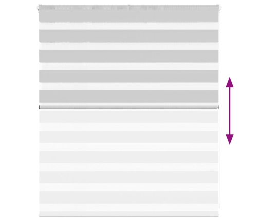 Žalūzijas Zebra 125X100 Cm Auduma Platums 120,9 Cm Poliesters Vidaxl