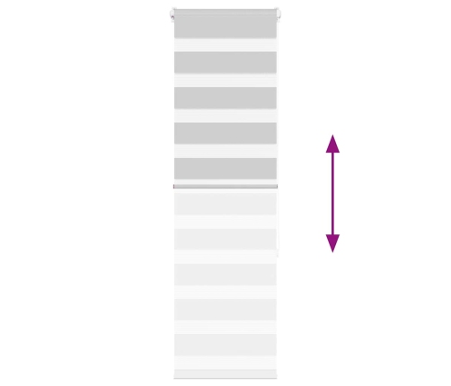 Žalūzijas Zebra 50X150 Cm Auduma Platums 45,9 Cm Poliesters Vidaxl