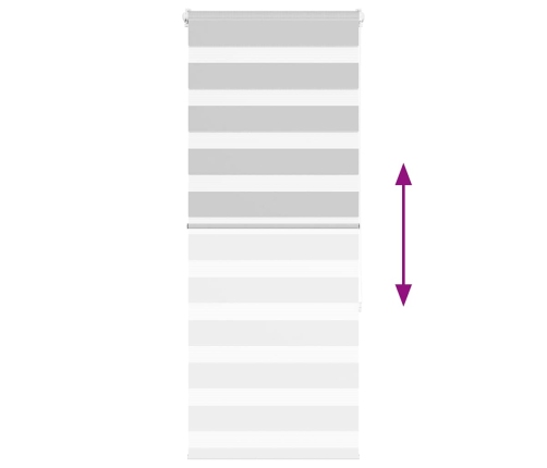 Žalūzijas Zebra 60X150 Cm Auduma Platums 55,9 Cm Poliesters Vidaxl