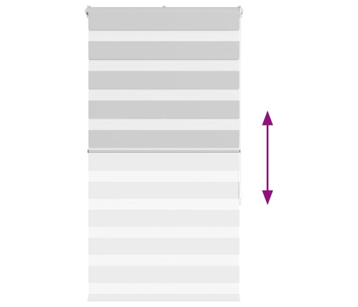 Žalūzijas Zebra 80X150 Cm Auduma Platums 75,9 Cm Poliesters Vidaxl